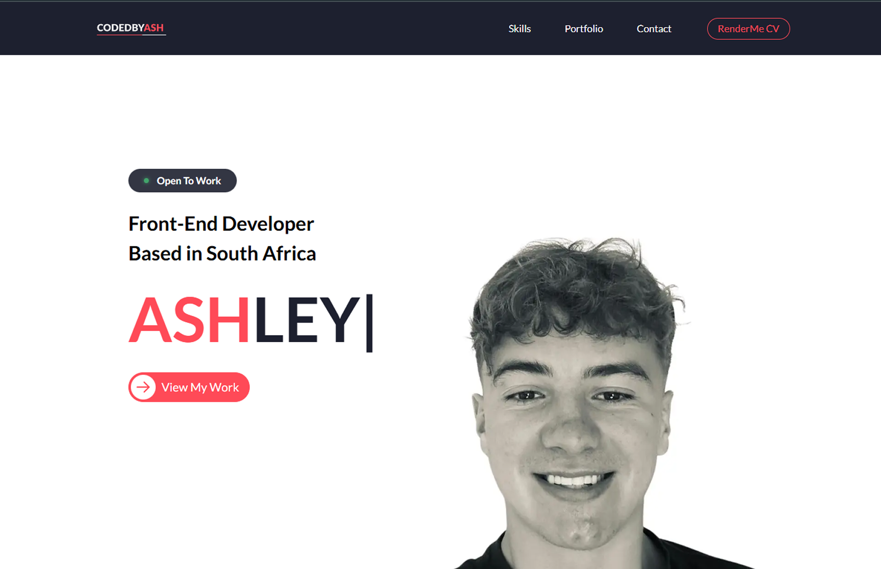 CodedByAsh Portfolio